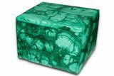 Wide Malachite Jewelry Box - DR Congo #335696-1